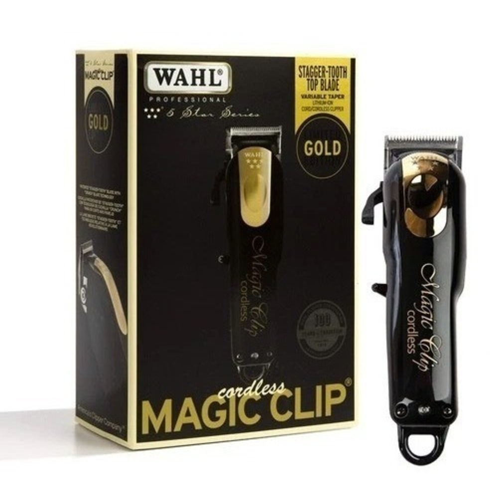 NEW WAHL 5-Star Cordless Magic Clip #8148 Limited Gold Edition– Pro Hair Clipper